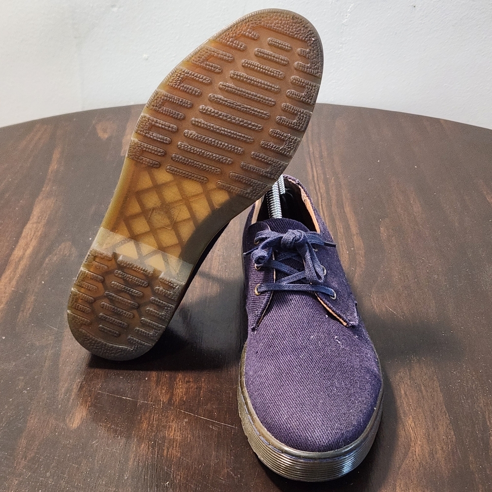 Dr. Martens Gizelle Lace Up Shoes Sneakers NavyCanvas Air Cushion/EUC Women's 8M - Picture 6 of 8